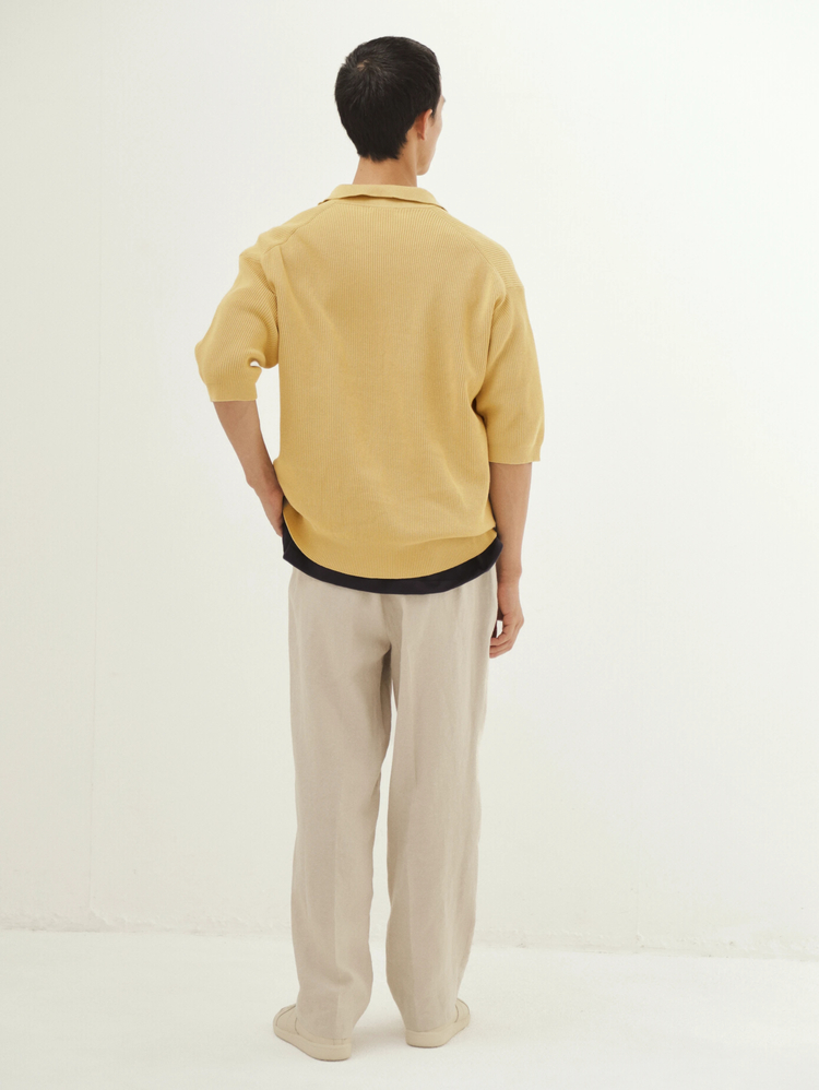 Cotton Rib Knit Skipper Shirt | KNIT | KAPTAIN SUNSHINE ONLINE STORE