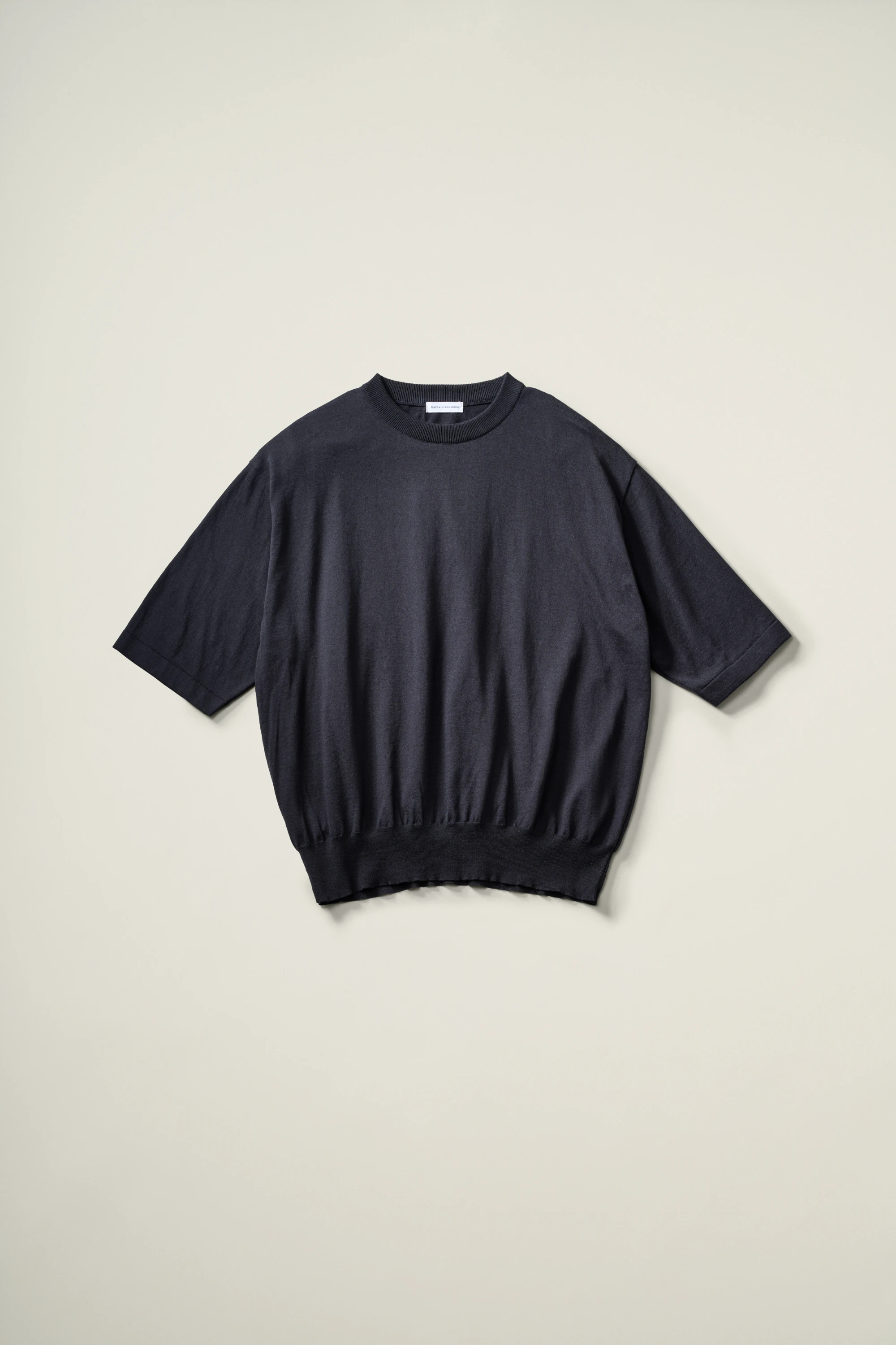 KAPTAIN SUNSHINE(キャプテンサンシャイン) |Cotton Knit High-gauge Tee