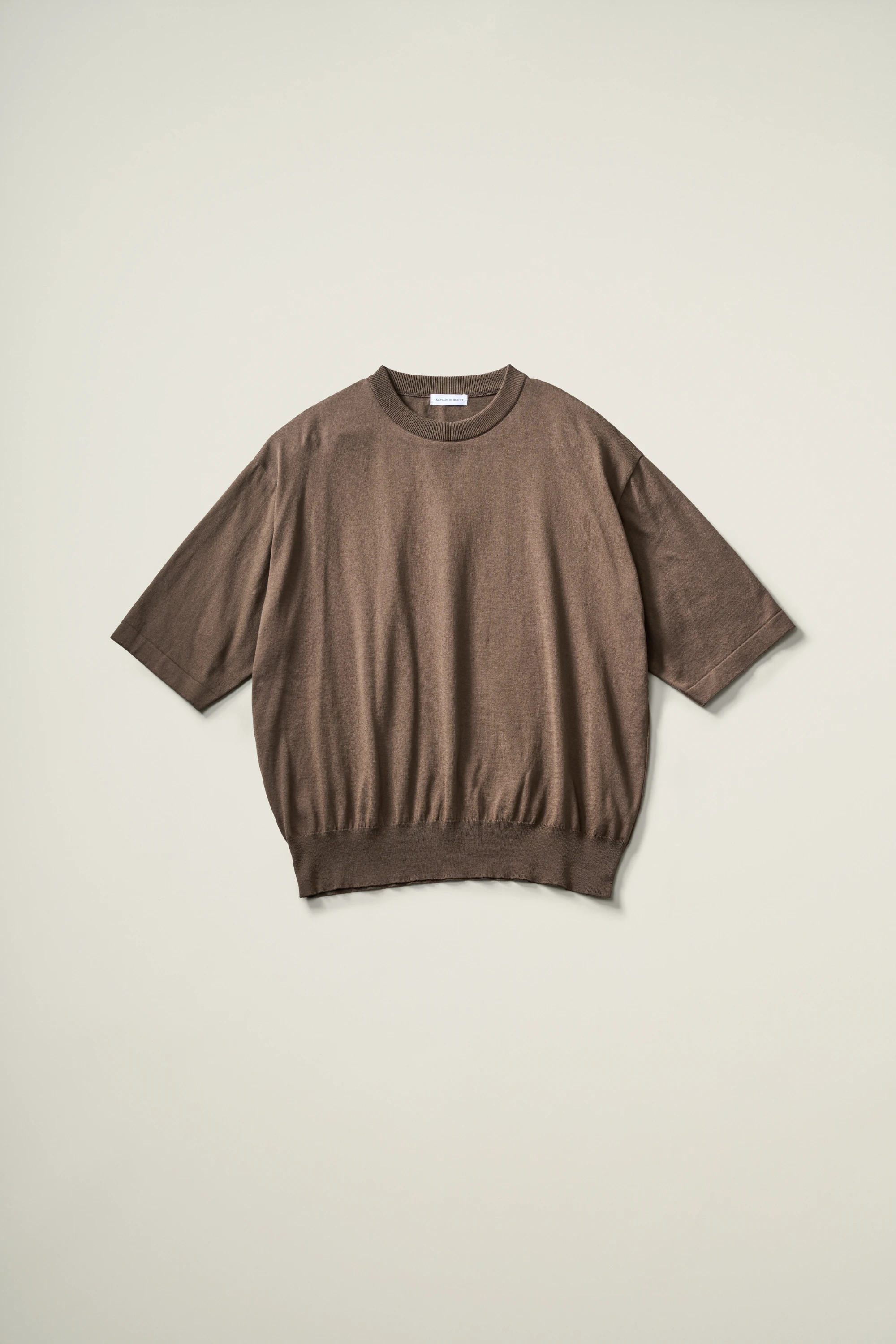 KAPTAIN SUNSHINE(キャプテンサンシャイン) |Cotton Knit High-gauge Tee