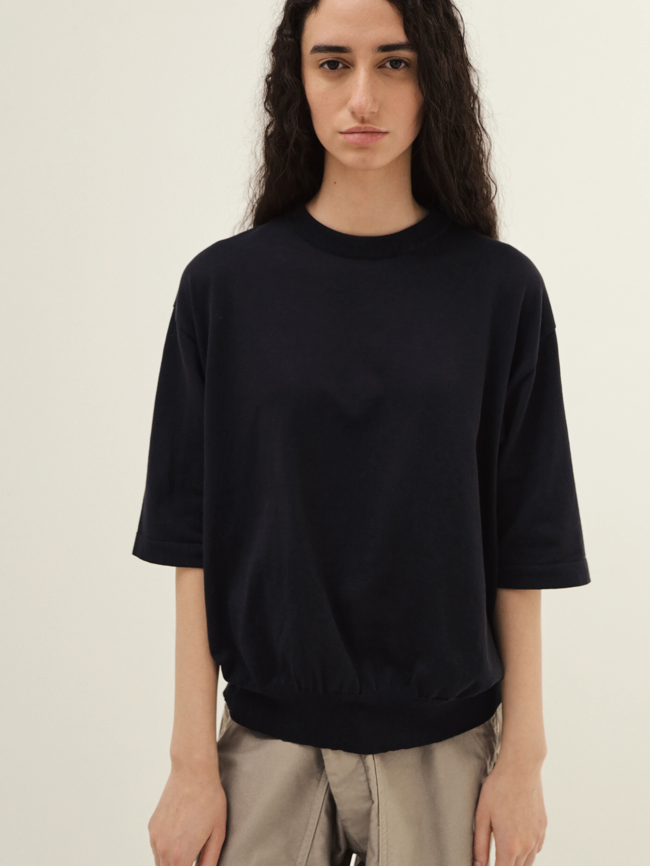 KAPTAIN SUNSHINE(キャプテンサンシャイン) |Cotton Knit High-gauge Tee