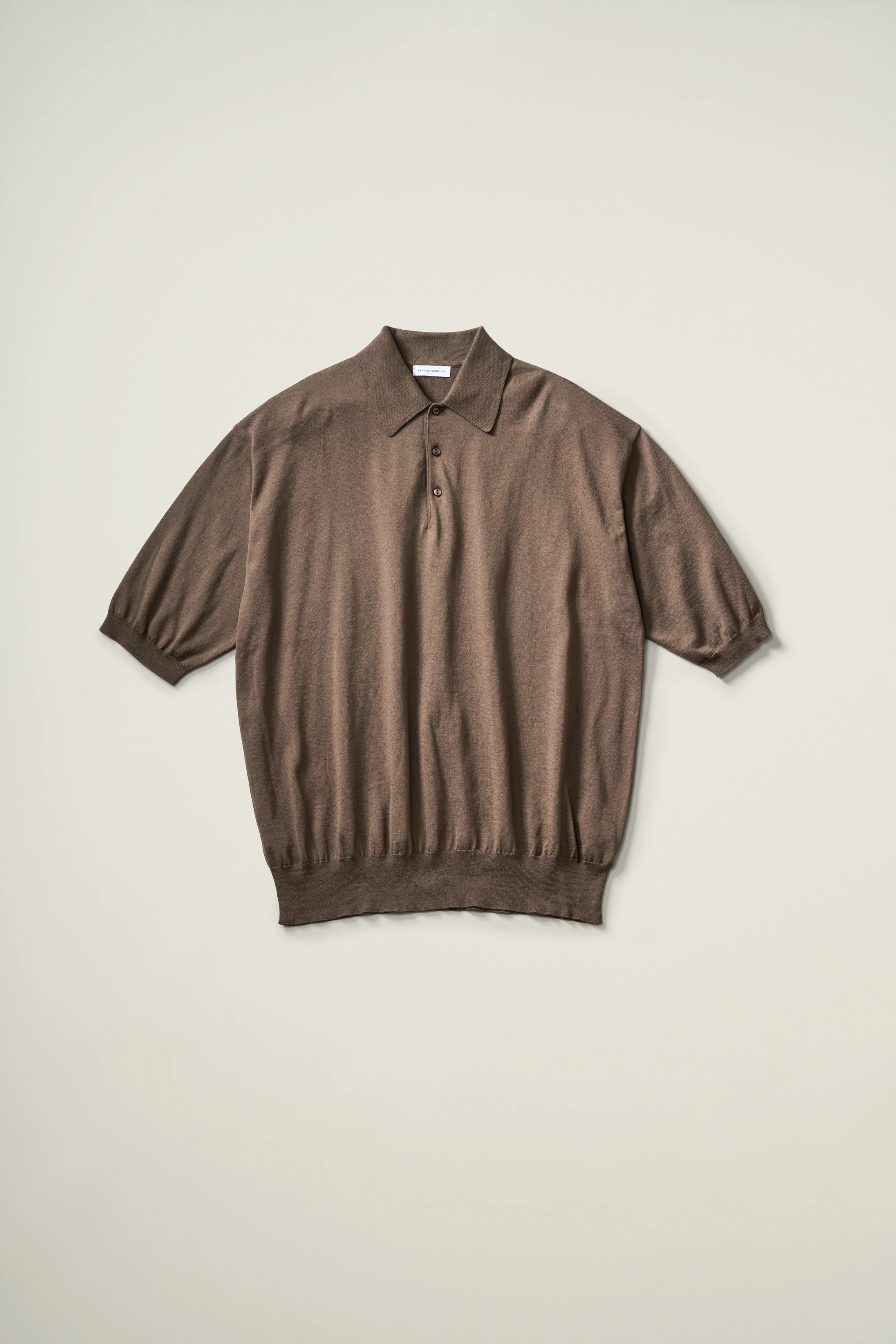 Cotton Knit Poloshirt | KNIT | KAPTAIN SUNSHINE ONLINE STORE