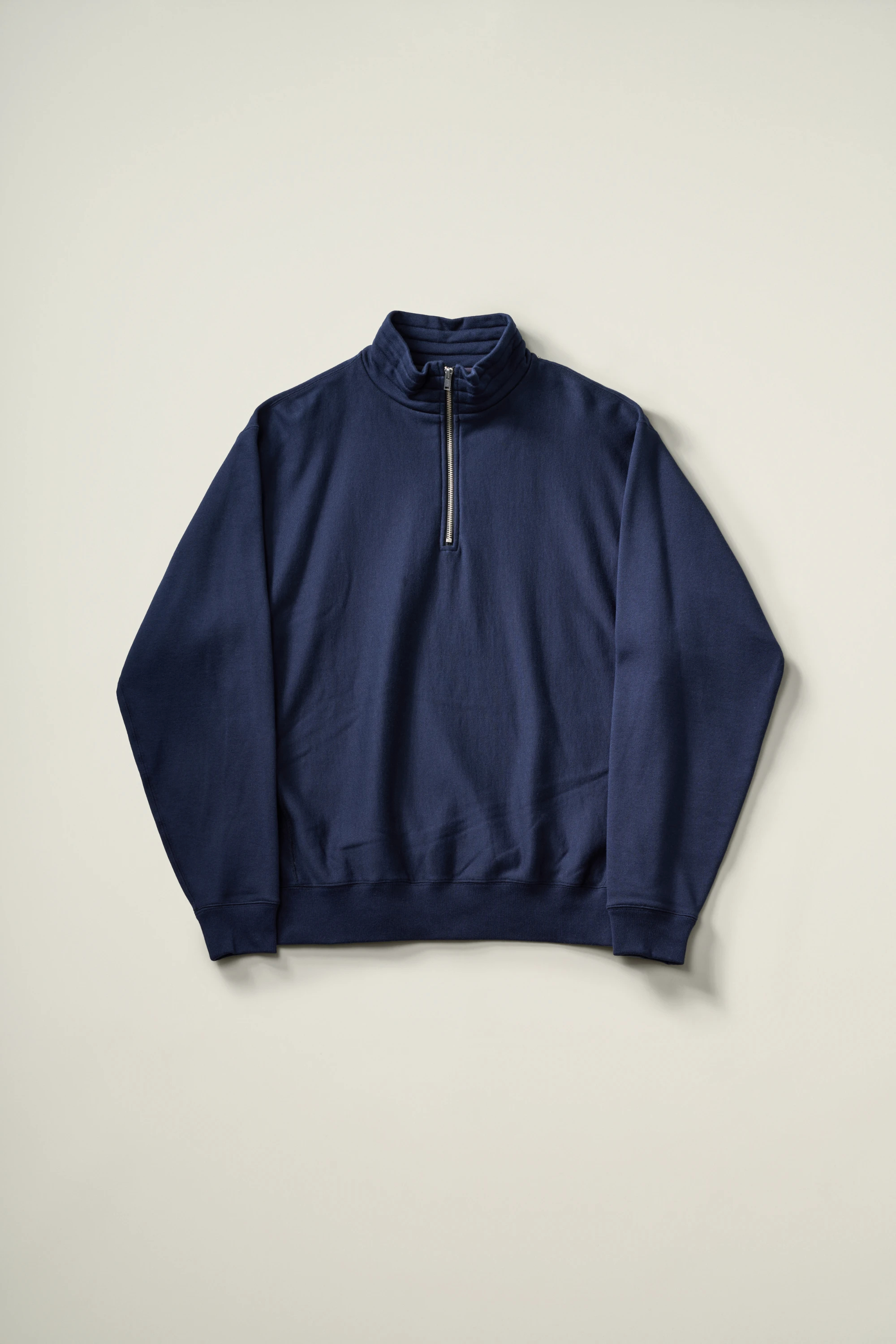 【ちょく】26SS Suvin Sweat Halfzip P/O Kaptain Sunshine : Suvin Sweat Halfzip P/O (FEATHER GREY) – Reggieshop
