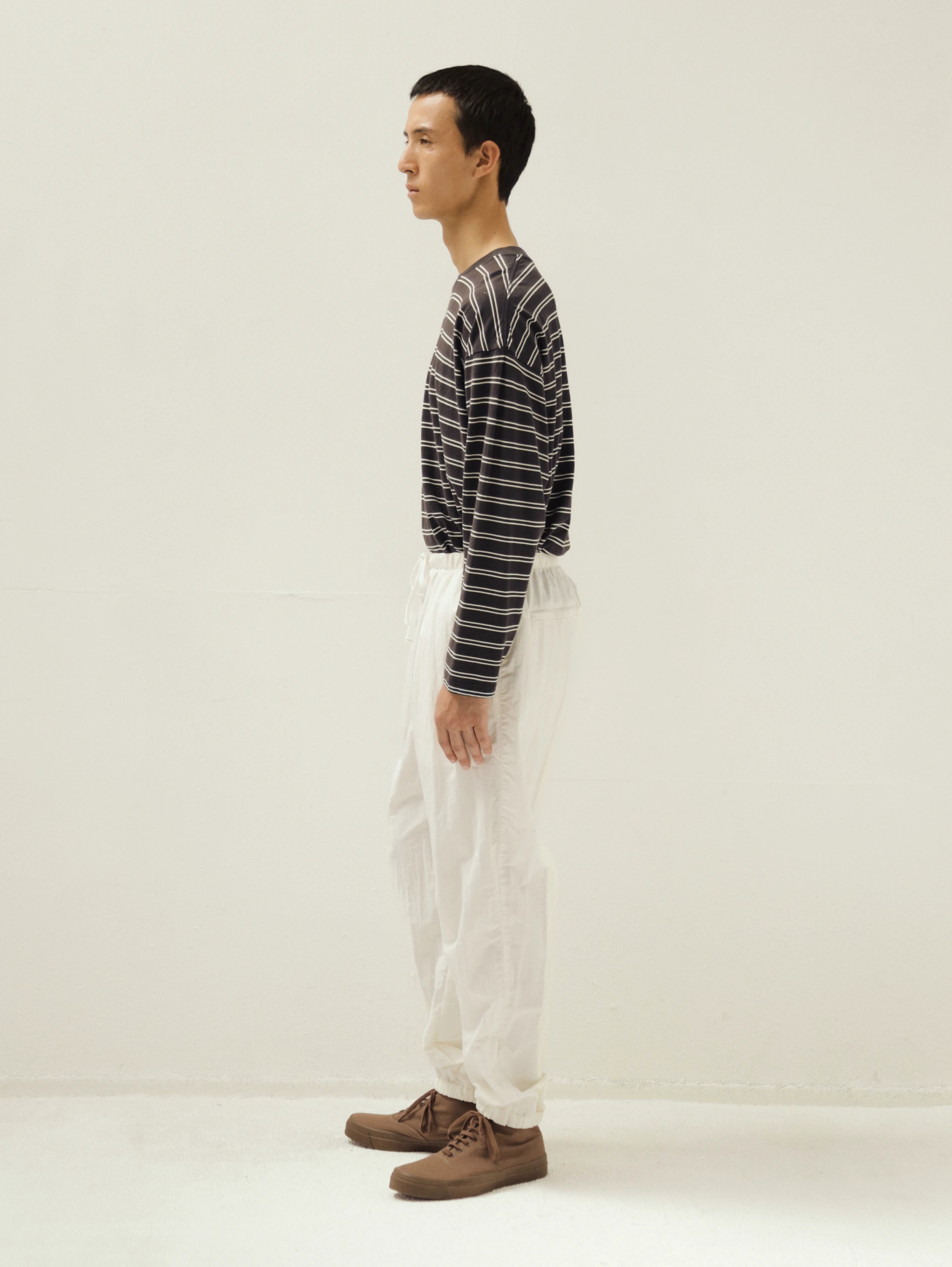 KAPTAIN SUNSHINE(キャプテンサンシャイン) |Hard Twisted Stripe Jersey L/S Tee