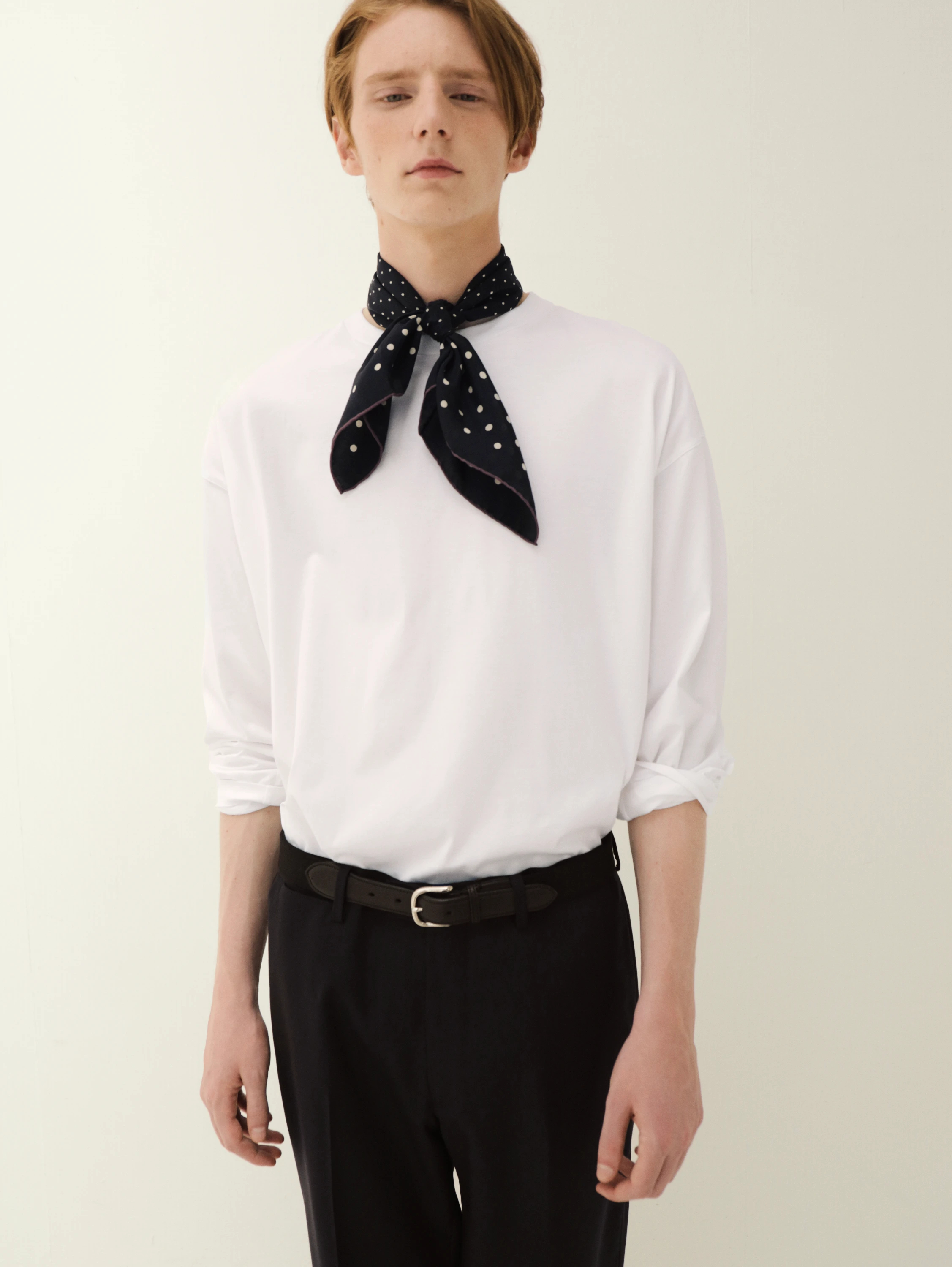 Silk Dot Bandana Scarf | OTHERS | KAPTAIN SUNSHINE ONLINE STORE