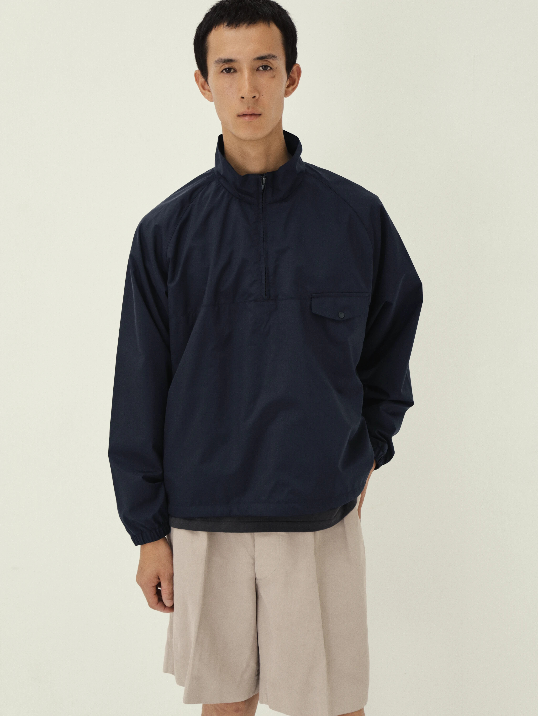 SILK POLY PULLOVER | OUTER WEAR | KAPTAIN SUNSHINE ONLINE STORE