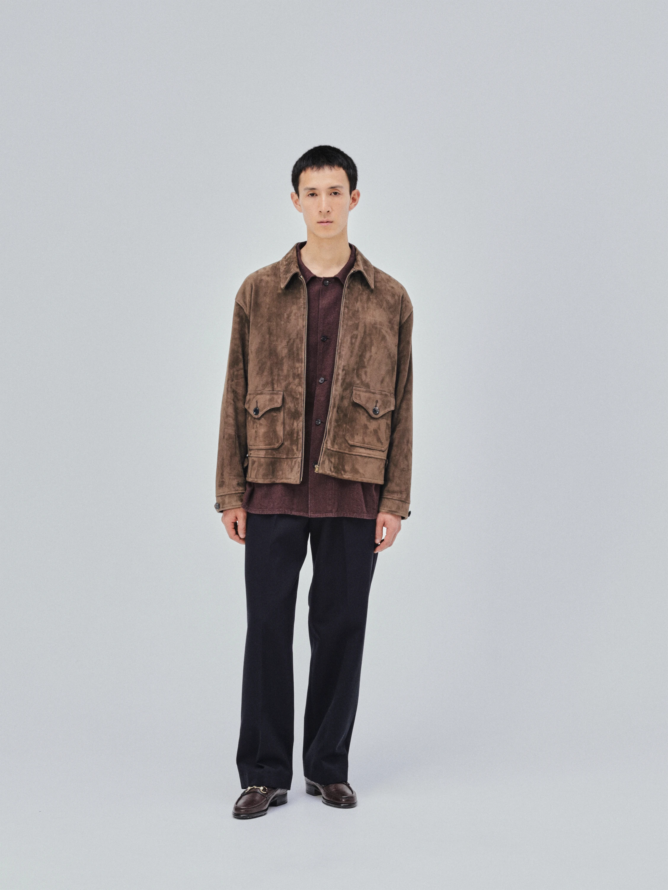 Goat Suede Sports Jacket | OUTER WEAR | KAPTAIN SUNSHINE ONLINE STORE