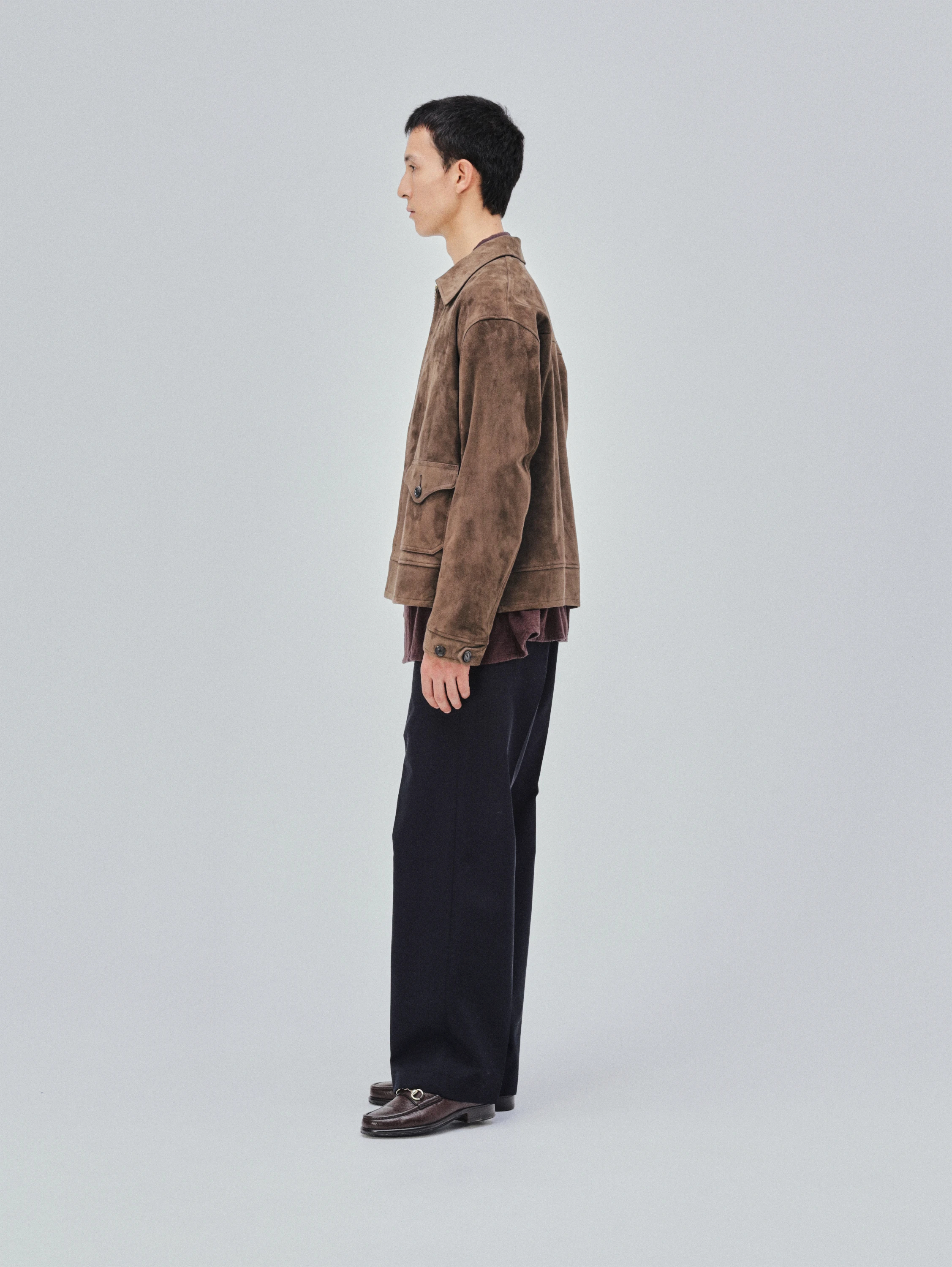 Goat Suede Sports Jacket | OUTER WEAR | KAPTAIN SUNSHINE ONLINE STORE