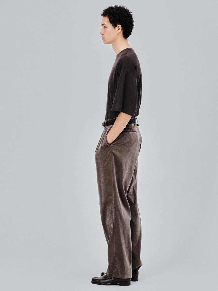 パンツ KAPTAIN SUNSHINE LECHOPPE corduroy pants KAPTAIN SUNSHINE