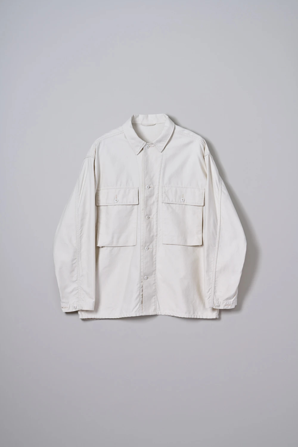 KAPTAIN SUNSHINE(キャプテンサンシャイン) |Cotton Satin Field Shirt Jacket