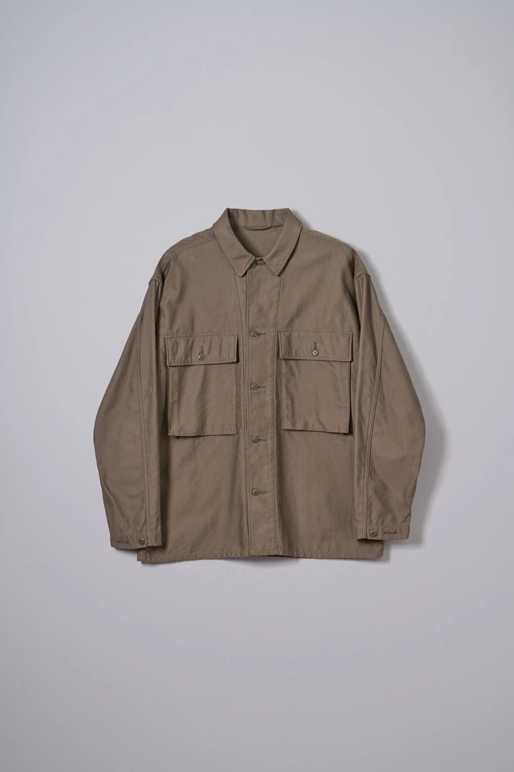 KAPTAIN SUNSHINE(キャプテンサンシャイン) |Cotton Satin Field Shirt Jacket