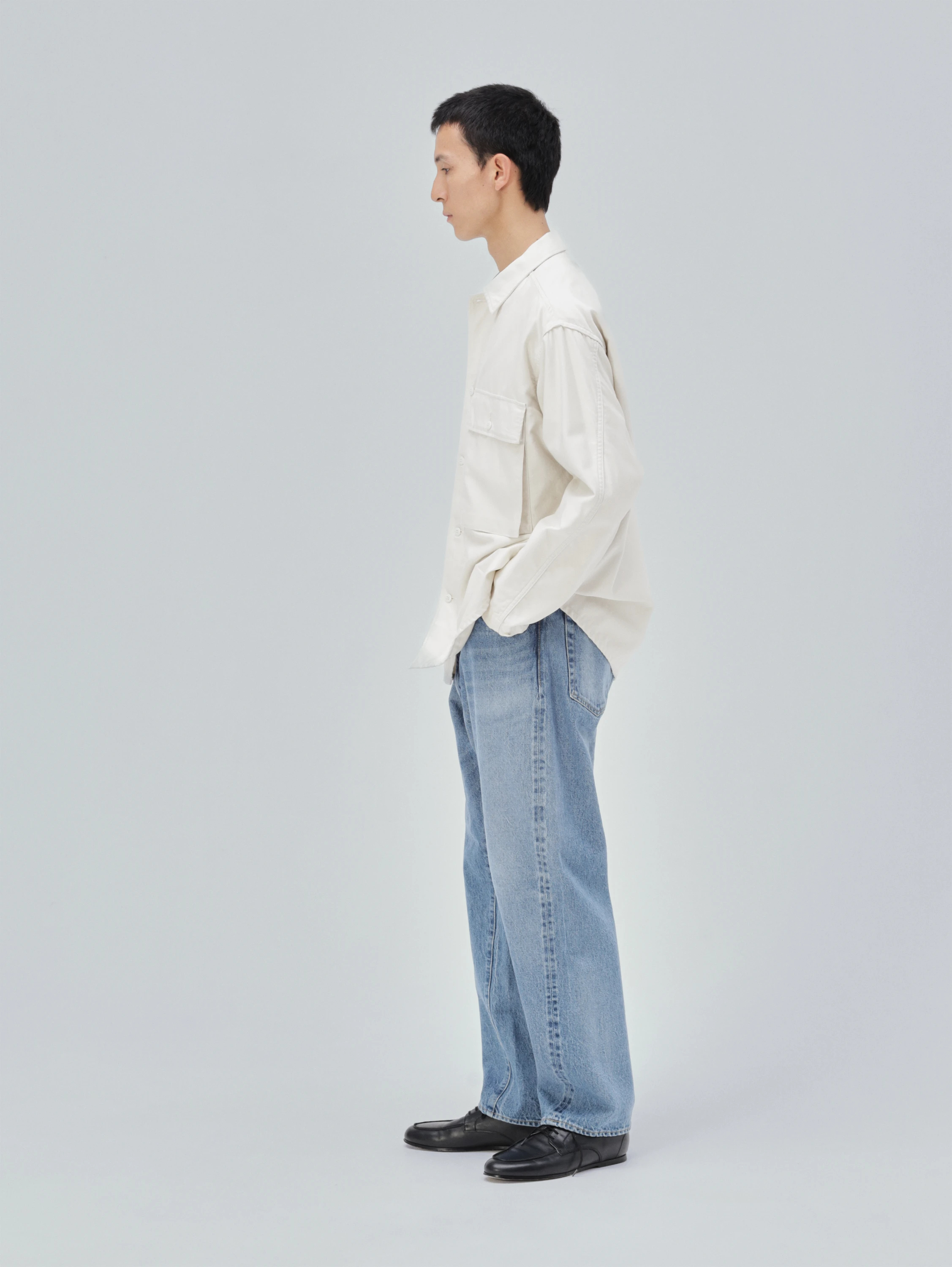 KAPTAIN SUNSHINE(キャプテンサンシャイン) |Cotton Satin Field Shirt Jacket