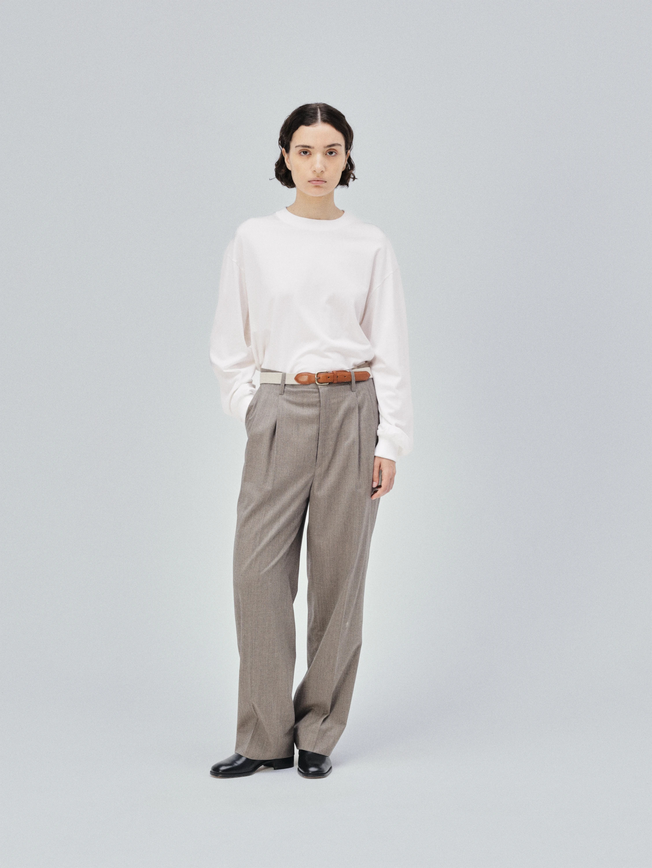 KAPTAIN SUNSHINE(キャプテンサンシャイン) |Wool Light Gabardine Shoecut Slacks