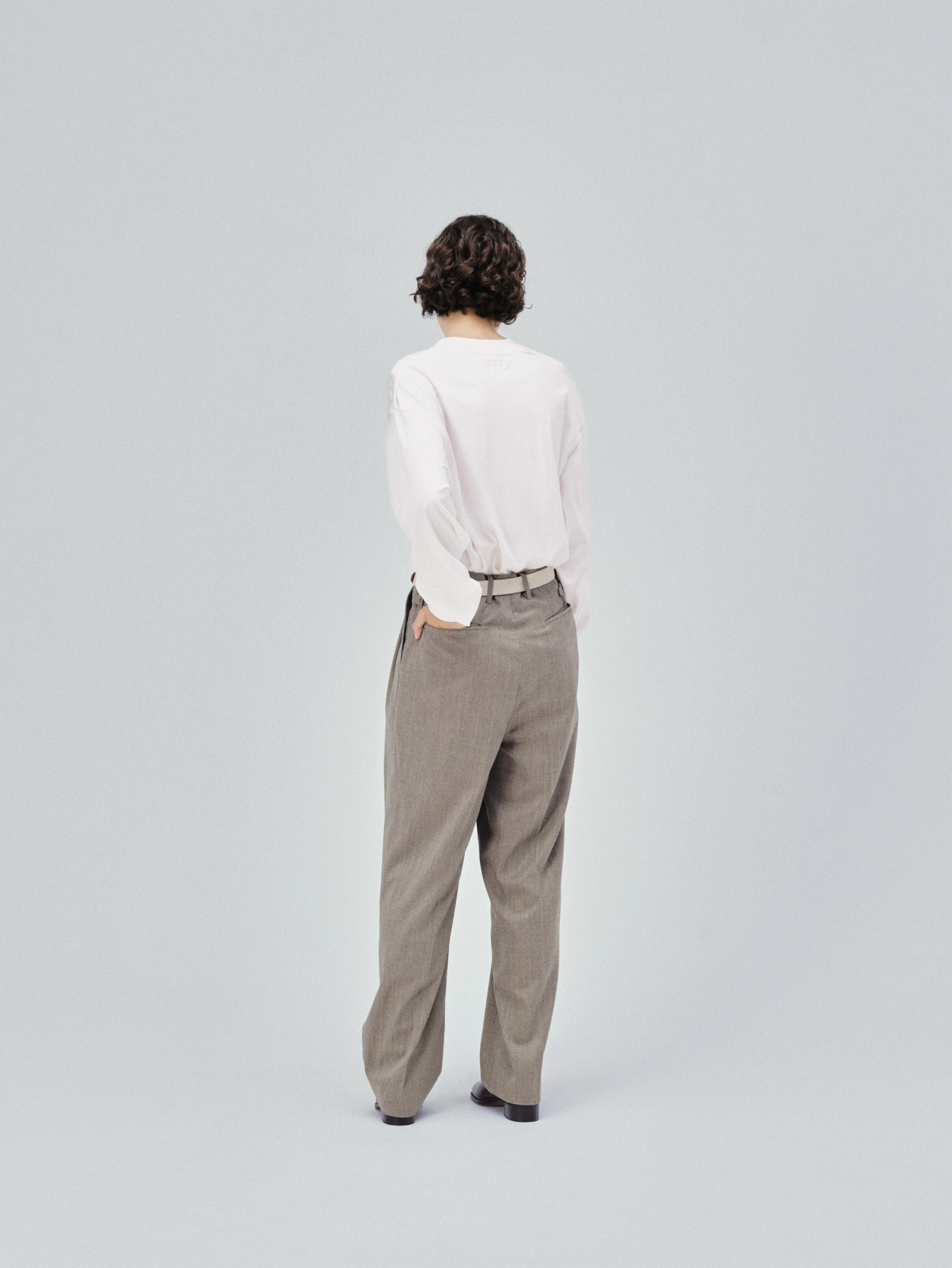 KAPTAIN SUNSHINE(キャプテンサンシャイン) |Wool Light Gabardine Shoecut Slacks