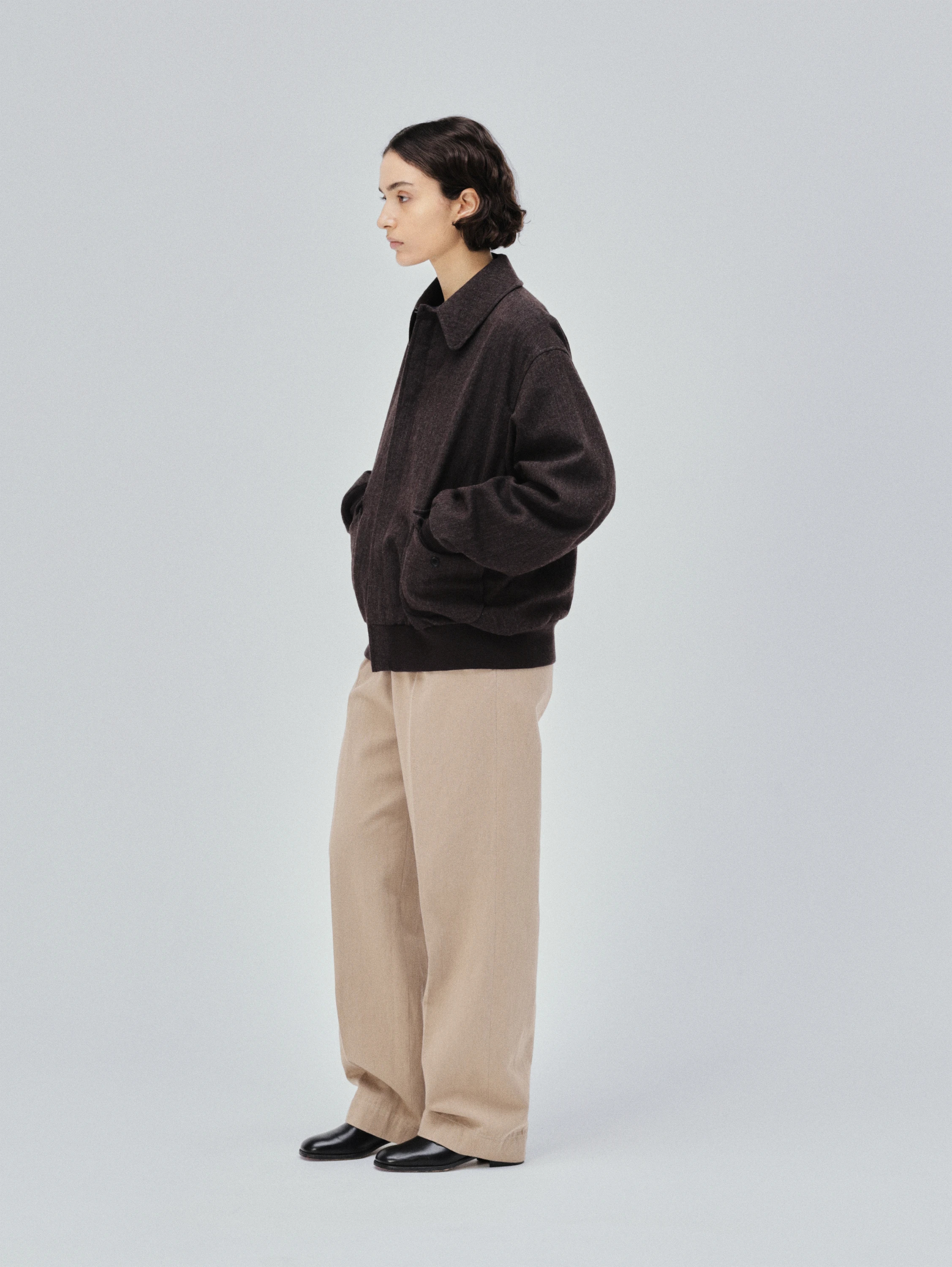 KAPTAIN SUNSHINE(キャプテンサンシャイン) |Wool Herringbone Flight Jacket