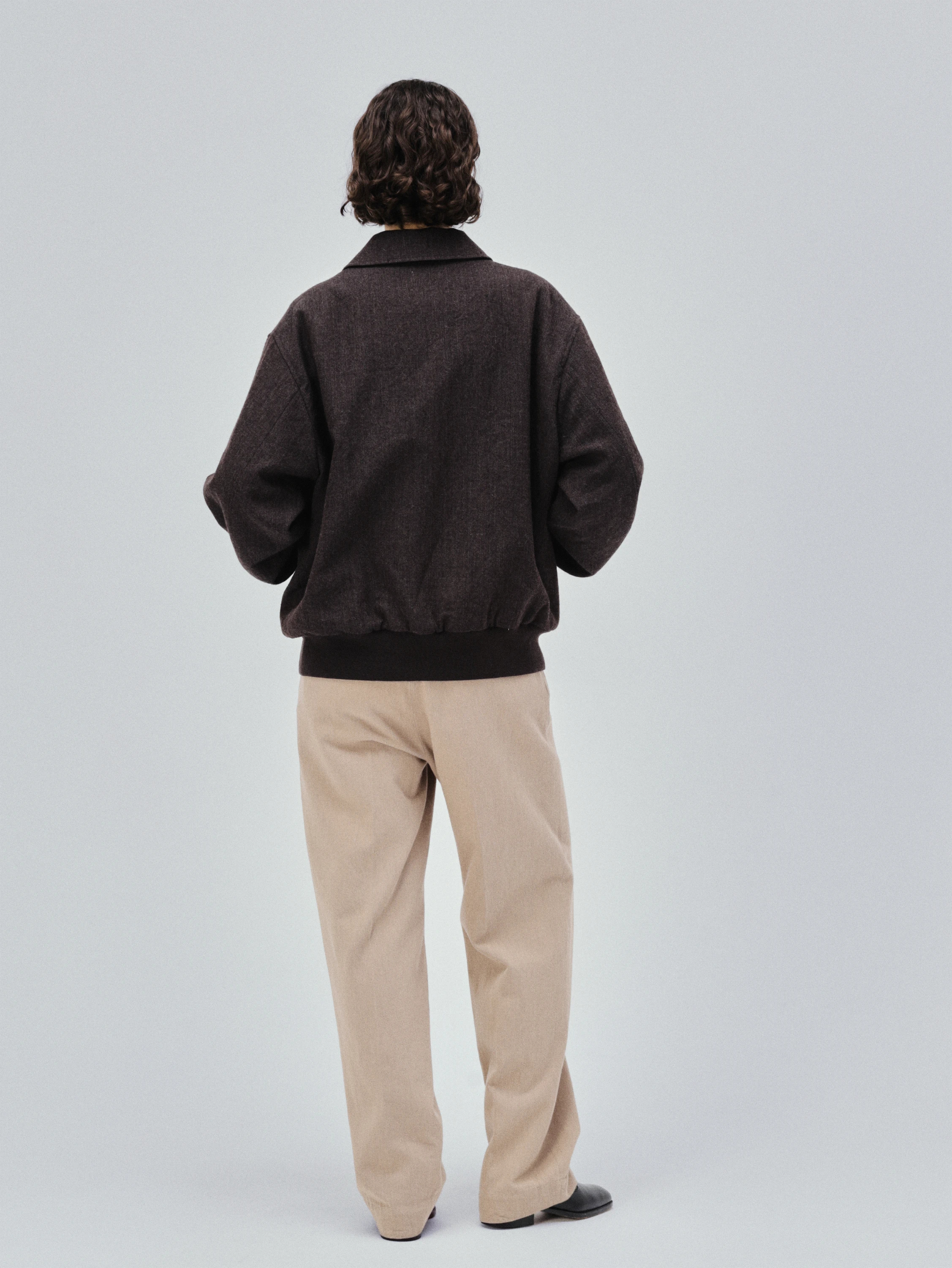 KAPTAIN SUNSHINE(キャプテンサンシャイン) |Wool Herringbone Flight Jacket