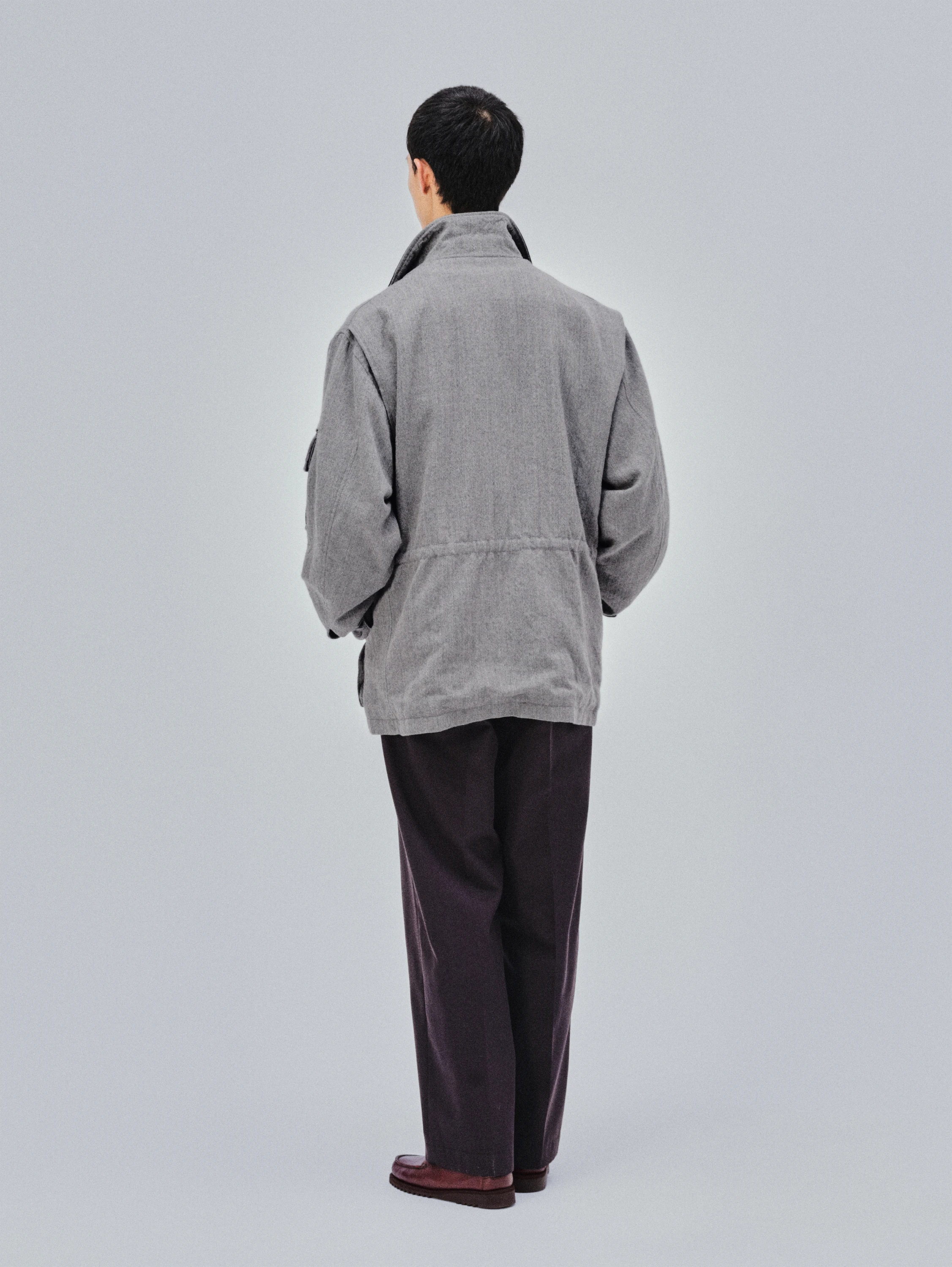 Wool Herringbone Explorer Jacket | OUTER WEAR | KAPTAIN SUNSHINE