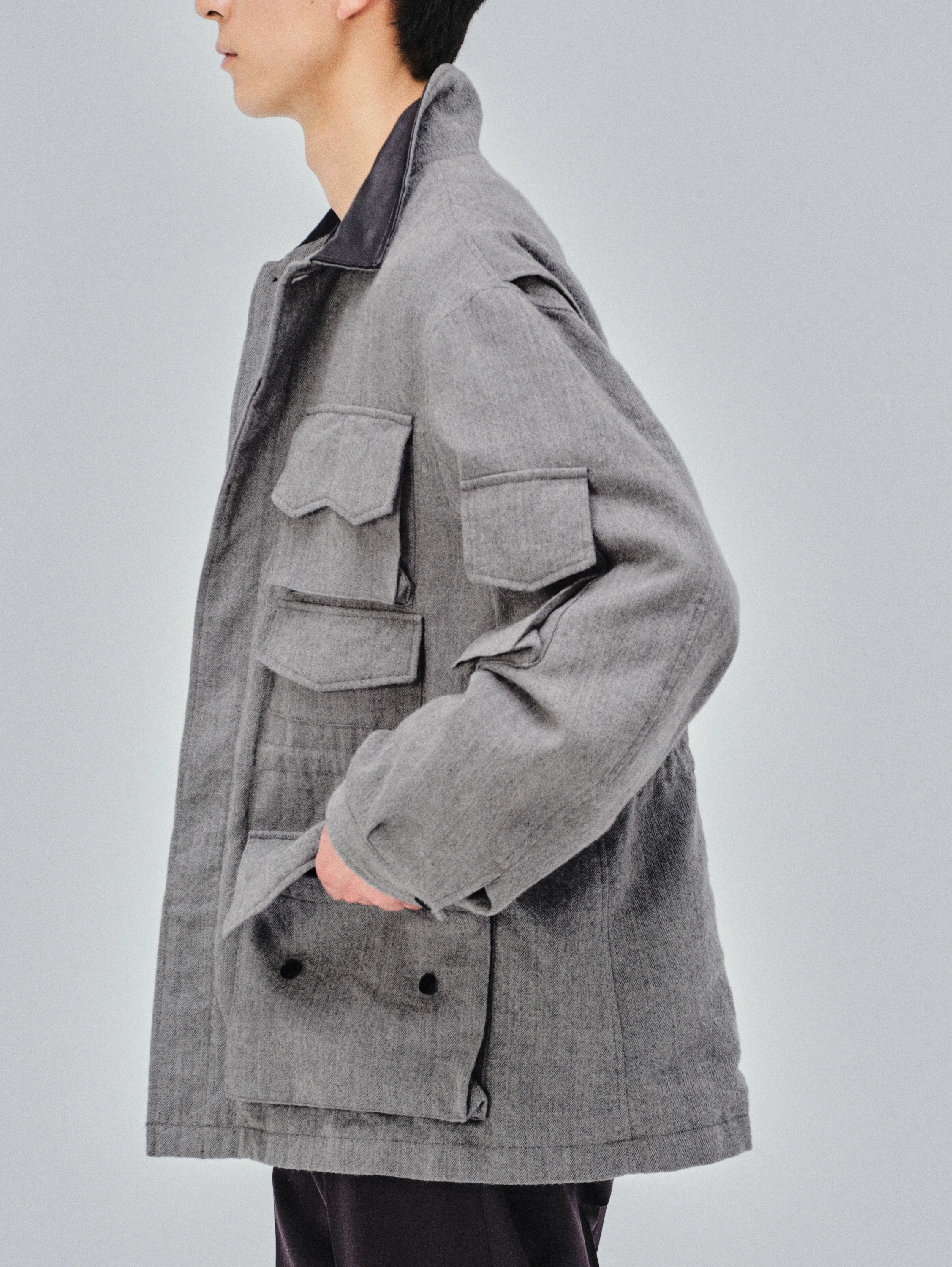 Wool Herringbone Explorer Jacket | OUTER WEAR | KAPTAIN SUNSHINE