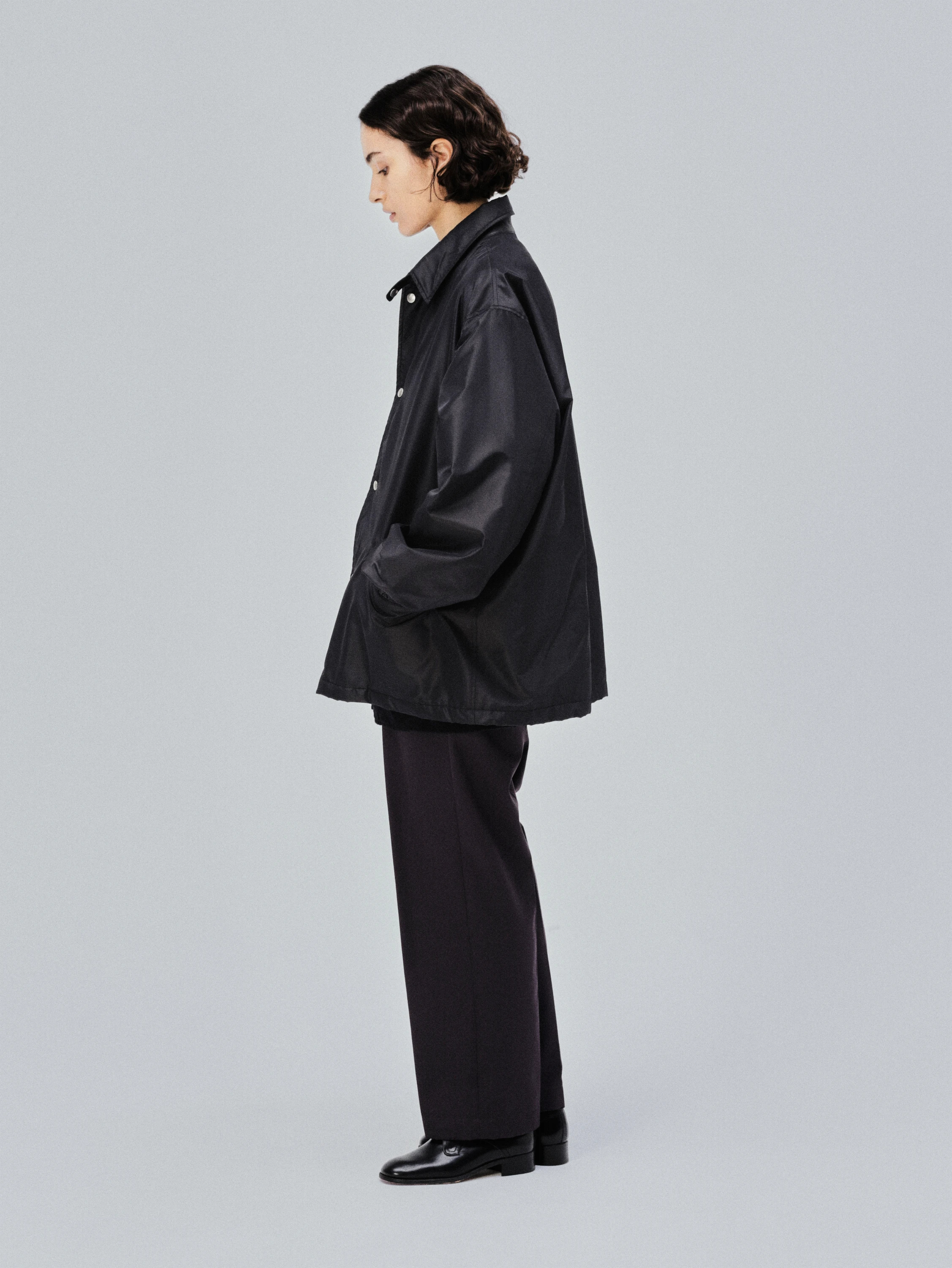 KAPTAIN SUNSHINE(キャプテンサンシャイン) |Silk Poly Coach Jacket