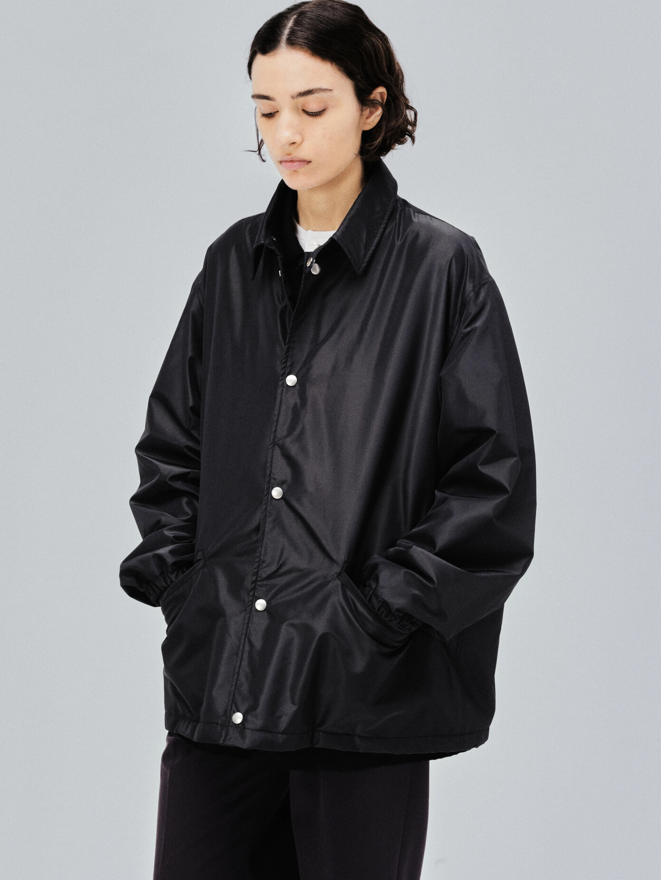 KAPTAIN SUNSHINE(キャプテンサンシャイン) |Silk Poly Coach Jacket