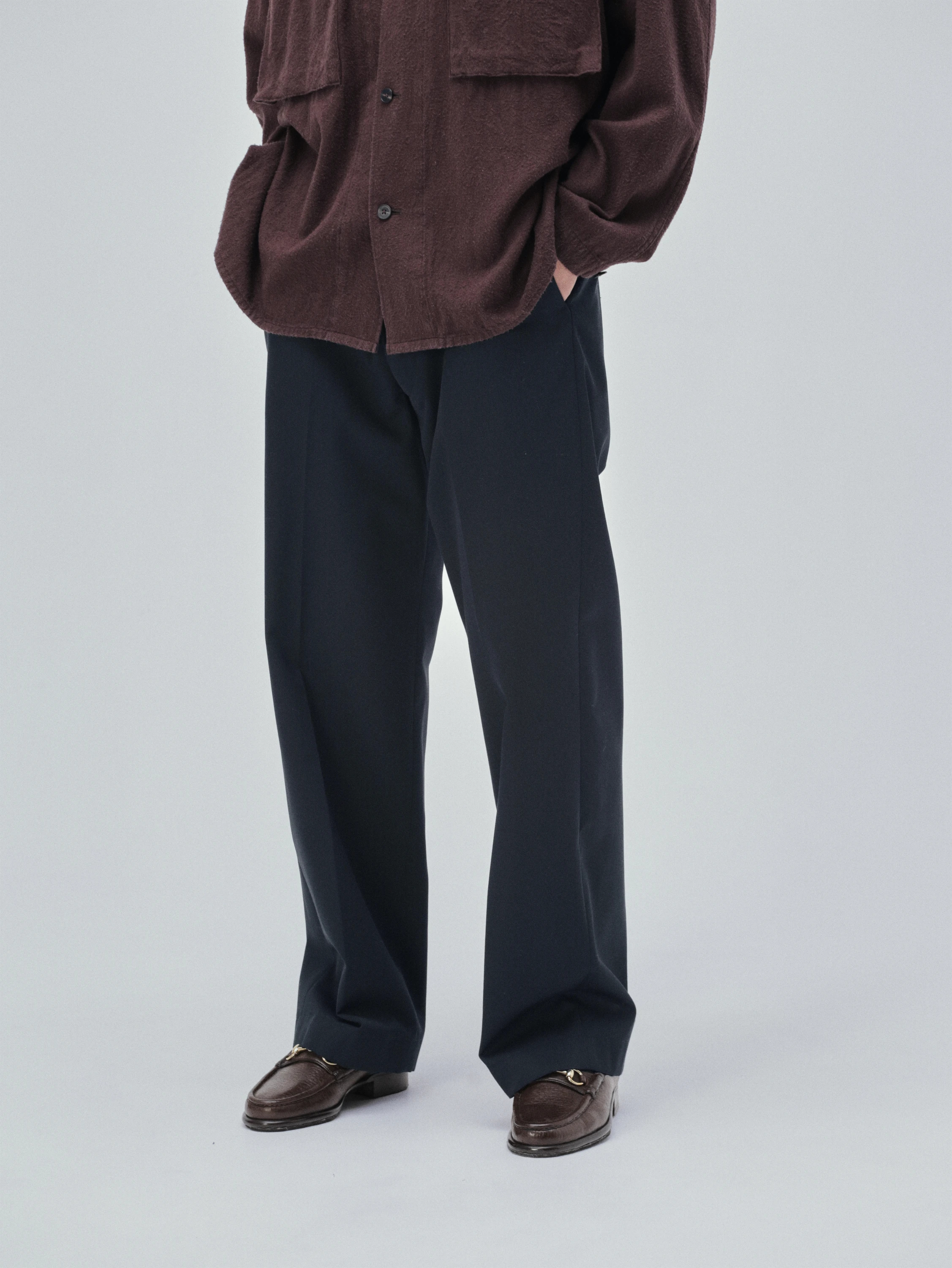KAPTAIN SUNSHINE(キャプテンサンシャイン) |Wool Cotton Chino Officer Pants