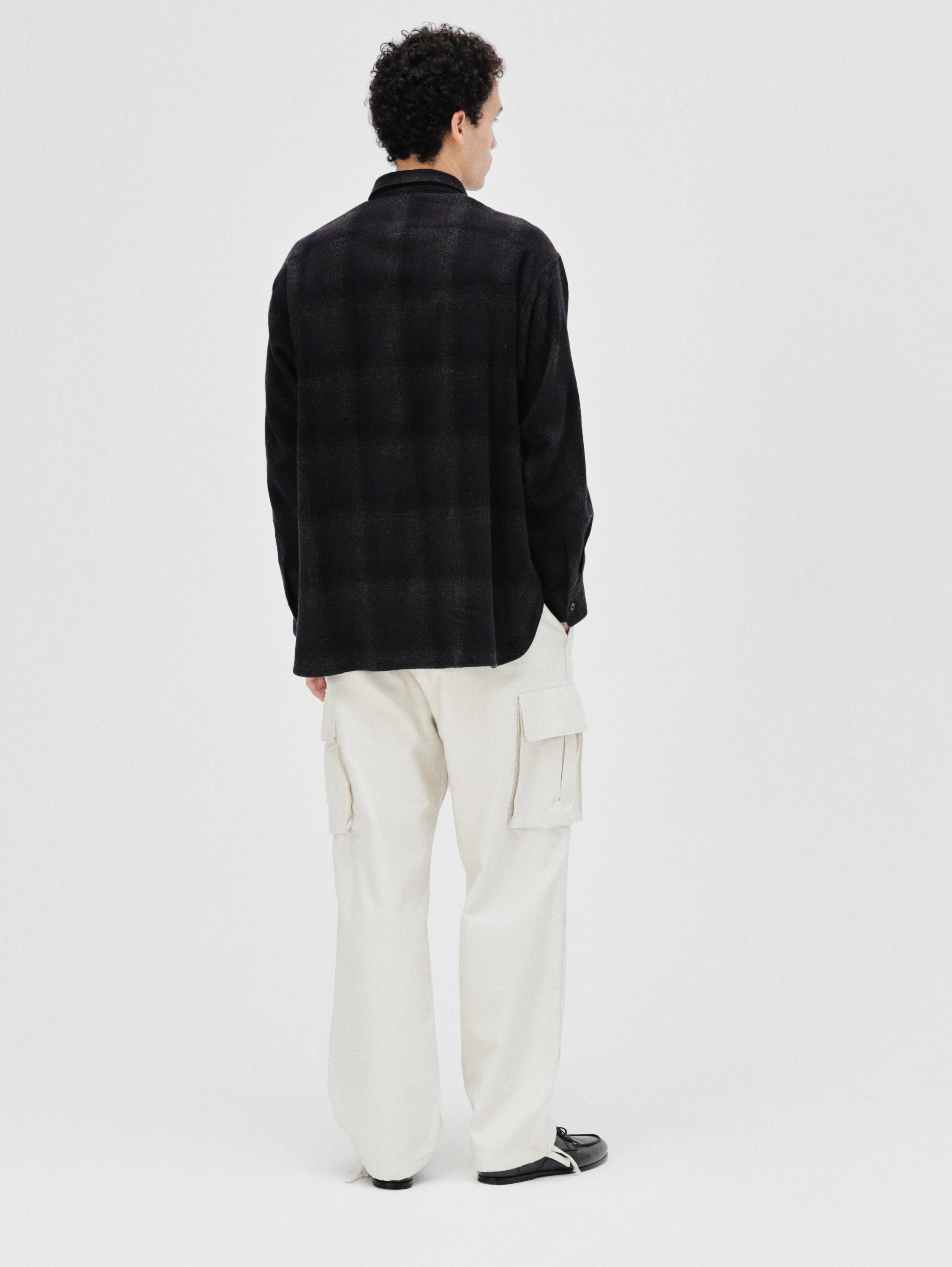 KAPTAIN SUNSHINE(キャプテンサンシャイン) |Alpaca Wool 2Pockets Shirt