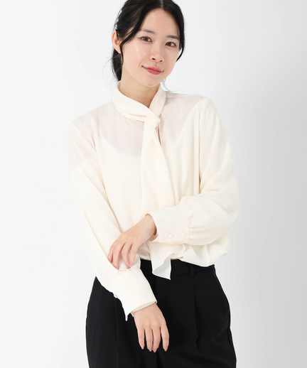 サイドボウタイブラウス