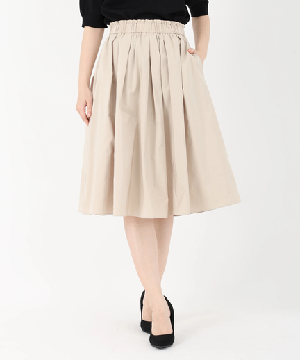 ギャザータックフレアスカート