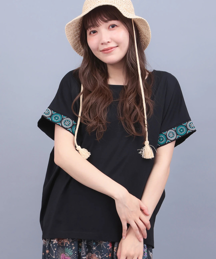 ネイティブシルバースリーブTシャツ